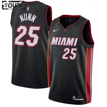Kinder NBA Miami Heat Trikot Kendrick Nunn 25 Nike 2020-2021 Icon Edition Swingman
